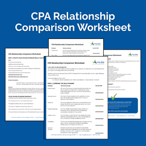CPA Relationship Comparison Worksheet